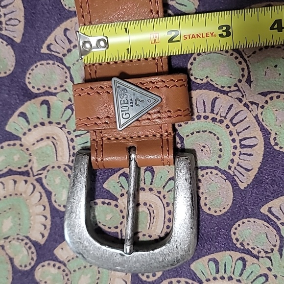 Vintage Guess Leather Belt - Made in USA! - Picture 3 of 6